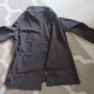 Eileen Fisher choc brown Blazer Jacket viscose blend buttons unlined 1x